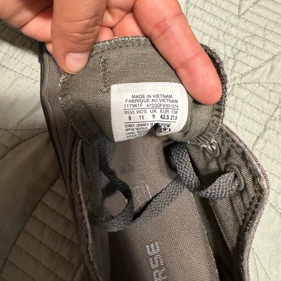 Converse All Star 117961F Lace Up Low Top
Gray Sneaker Shoes mens 9 wo’s 11 - Picture 7 of 9